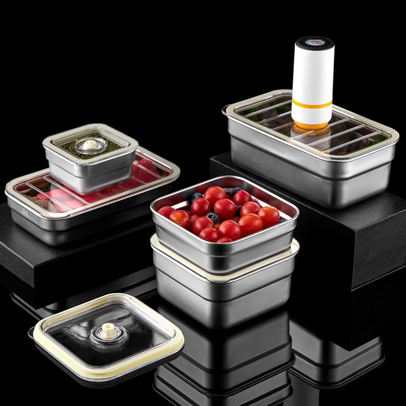 Food Storage Containers - 316 roestvrijstalen vacuümbox voor het langer