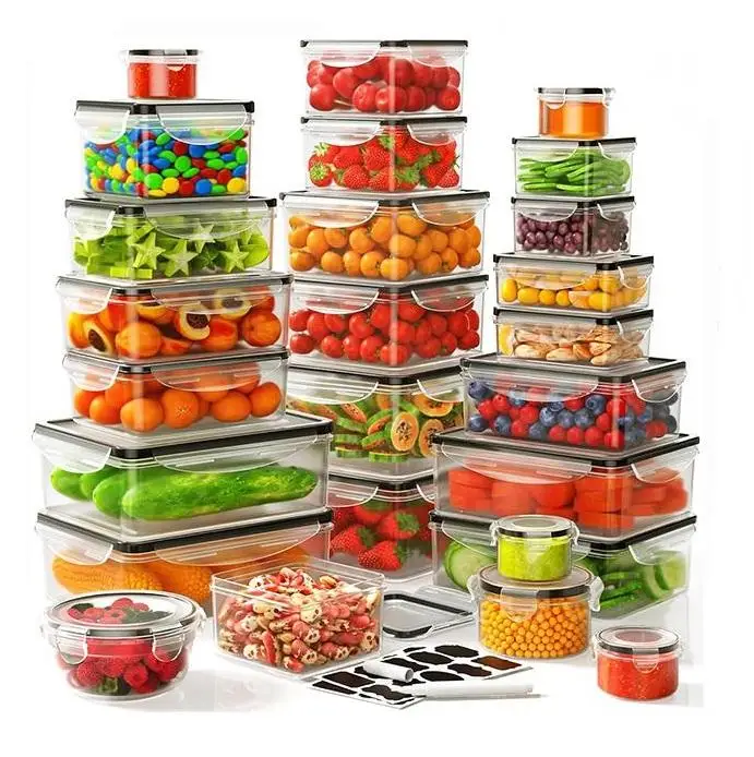 Food Storage Meals - 40/42/50/52/62-delige set grote luchtdichte voedselbewaarcontainers met
