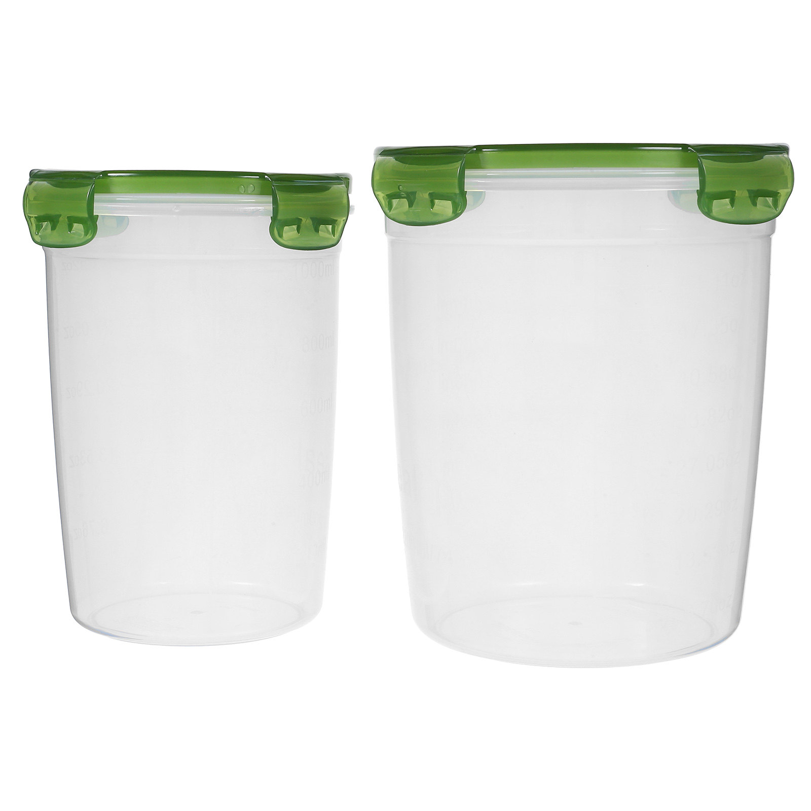 Food Storage Containers - 2 stuks luchtdichte voedselcontainers van PP-plastic,