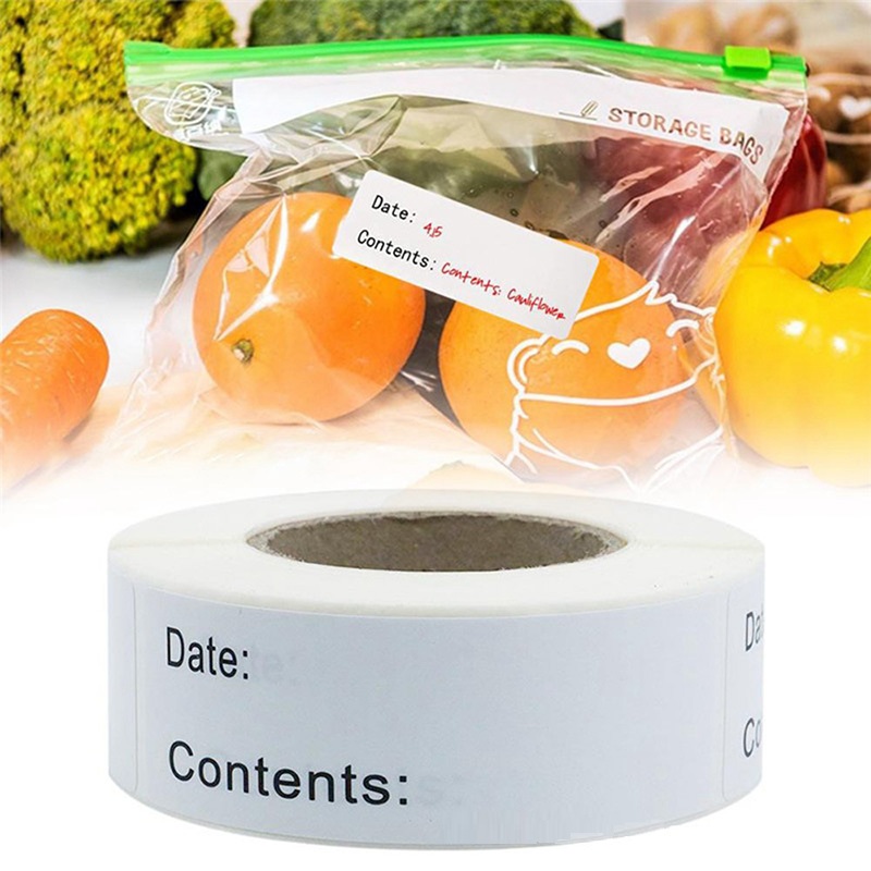 Zelfklevend verwijderbaar voed - Food Storage Labels recensie en prijs