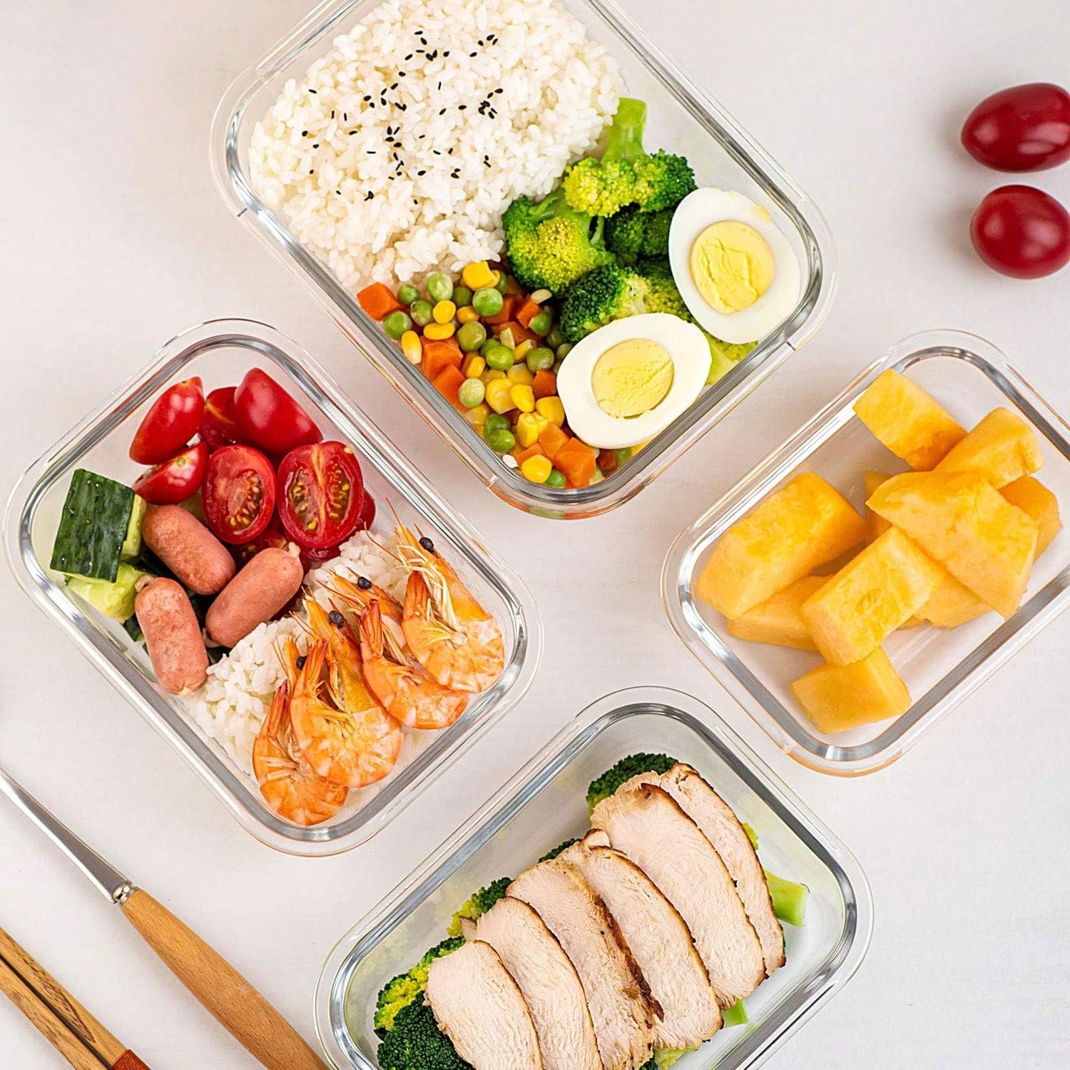 10-delige set glazen maaltijdv - Food Storage Oven Safe recensie en prijs