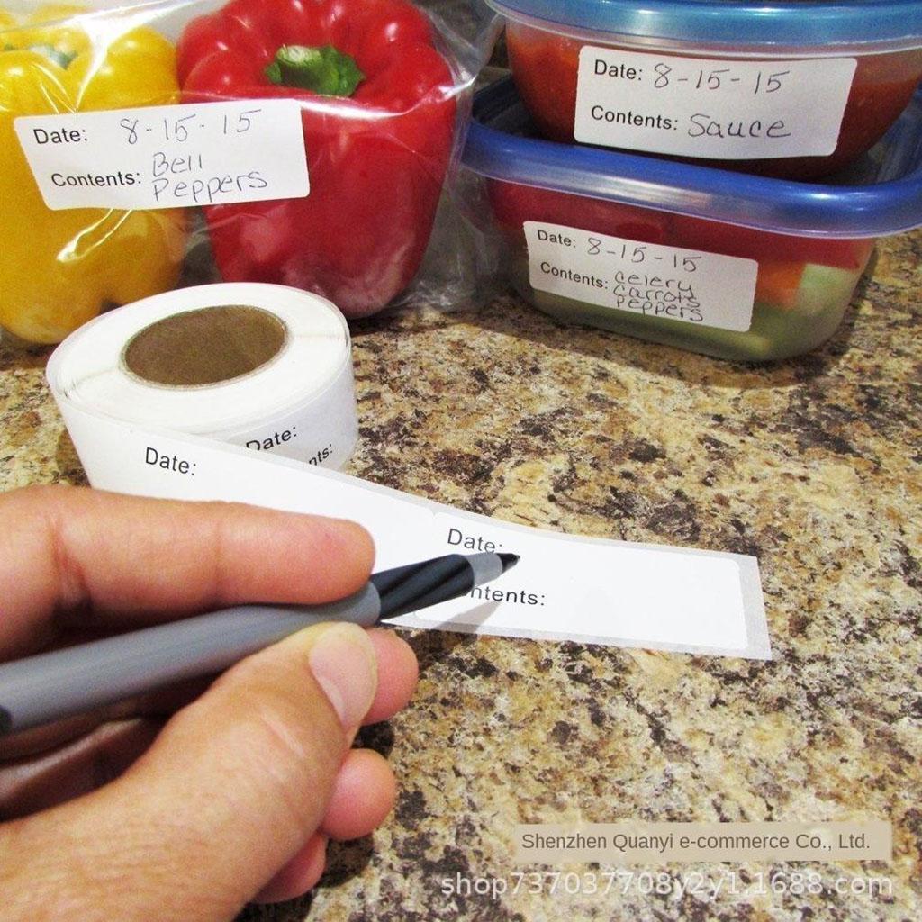Oplosbare etiketten voor het l - Food Storage Labels recensie en prijs