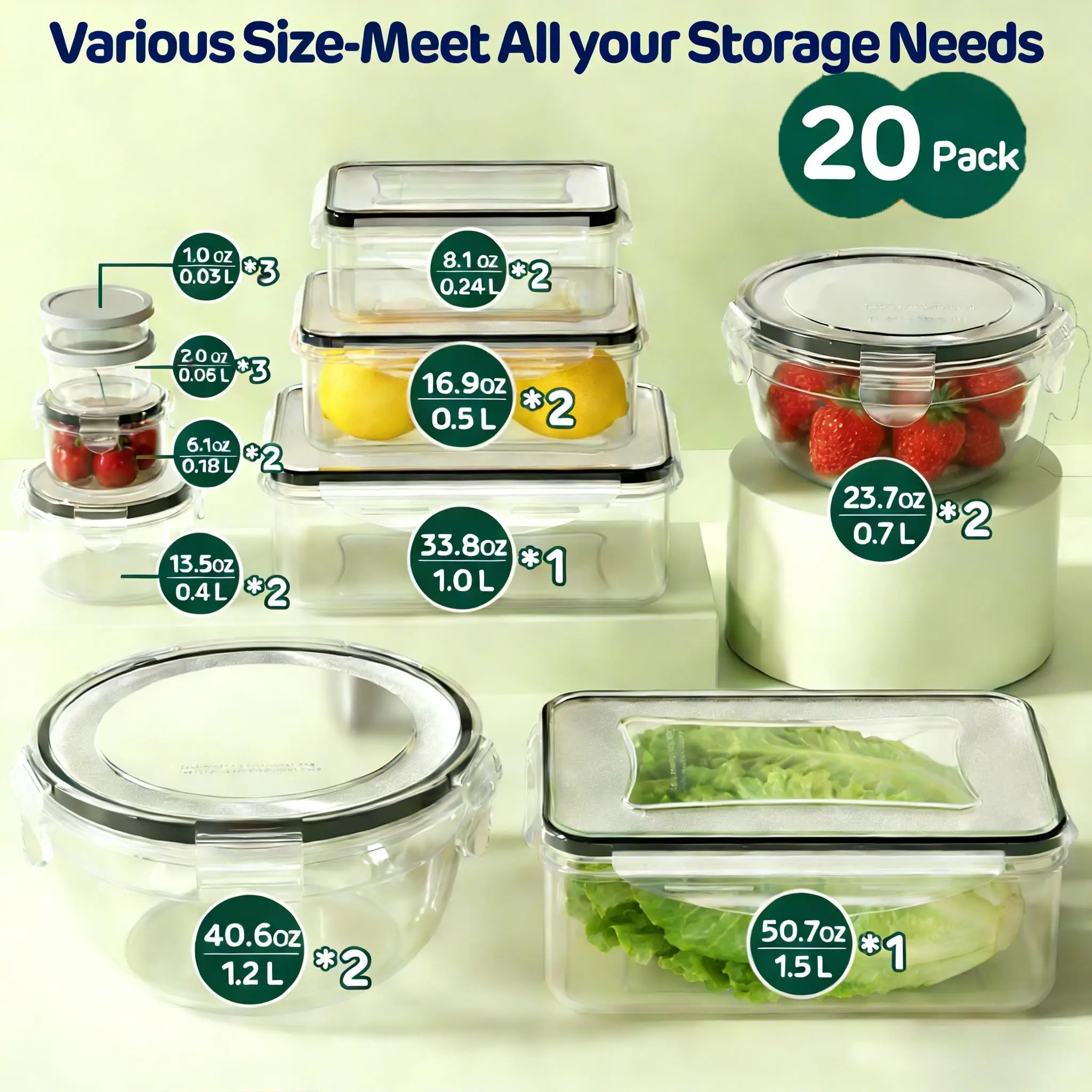 40/42/50/52/62-delige set grot - Food Storage Meals recensie en prijs