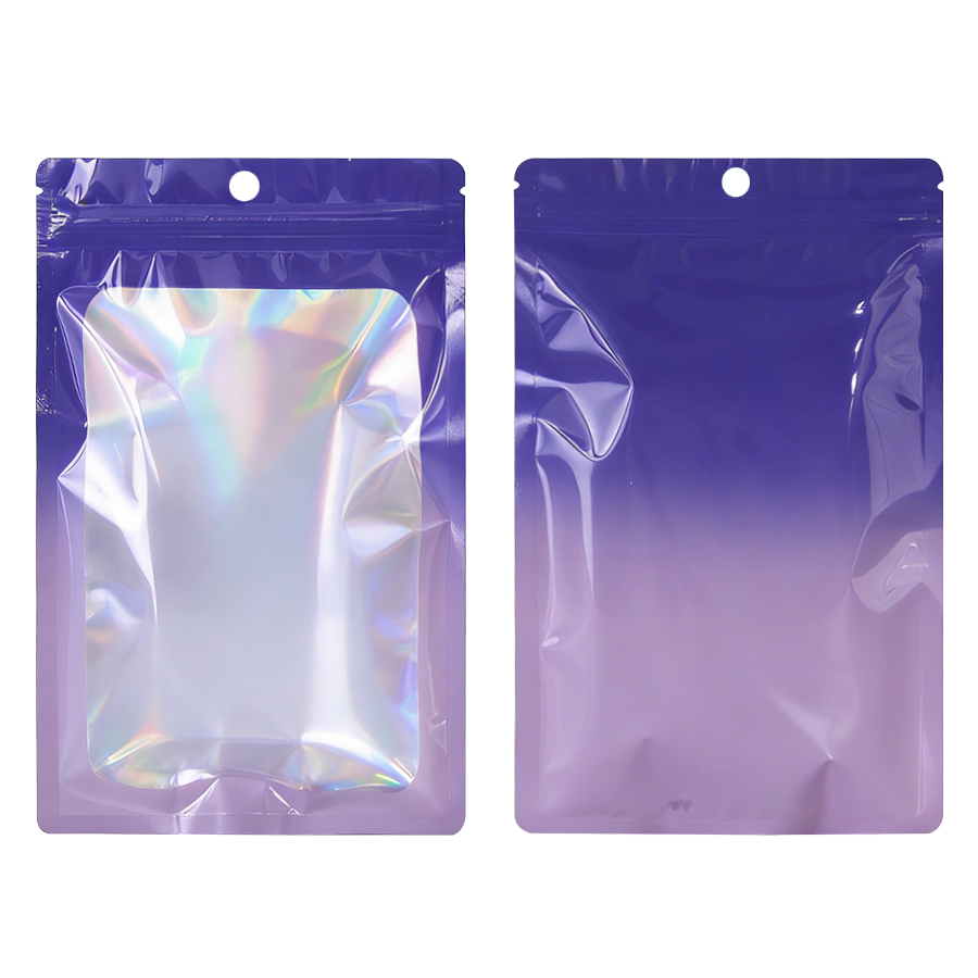 Holografische kleurrijke vierk - Food Storage Bag recensie en prijs