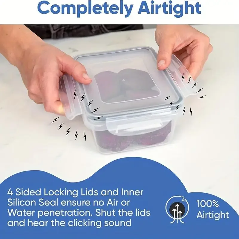 12-delige set luchtdichte voed - Food Storage Labels recensie en prijs