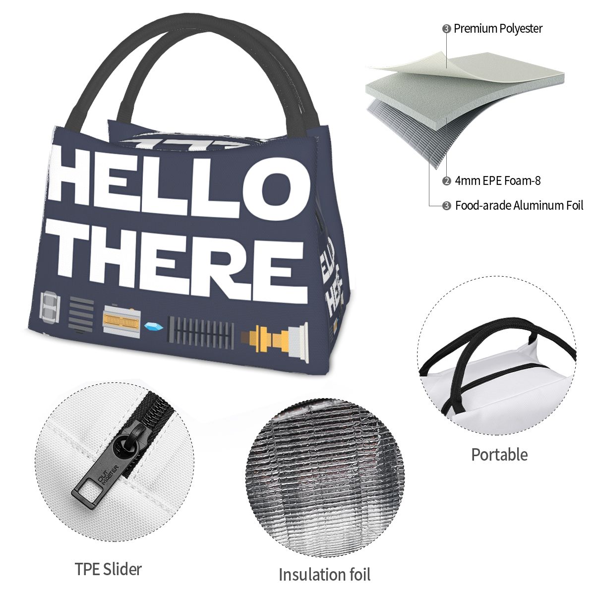 Hallo daar! Geïsoleerde luncht - Food Storage Bag recensie en prijs