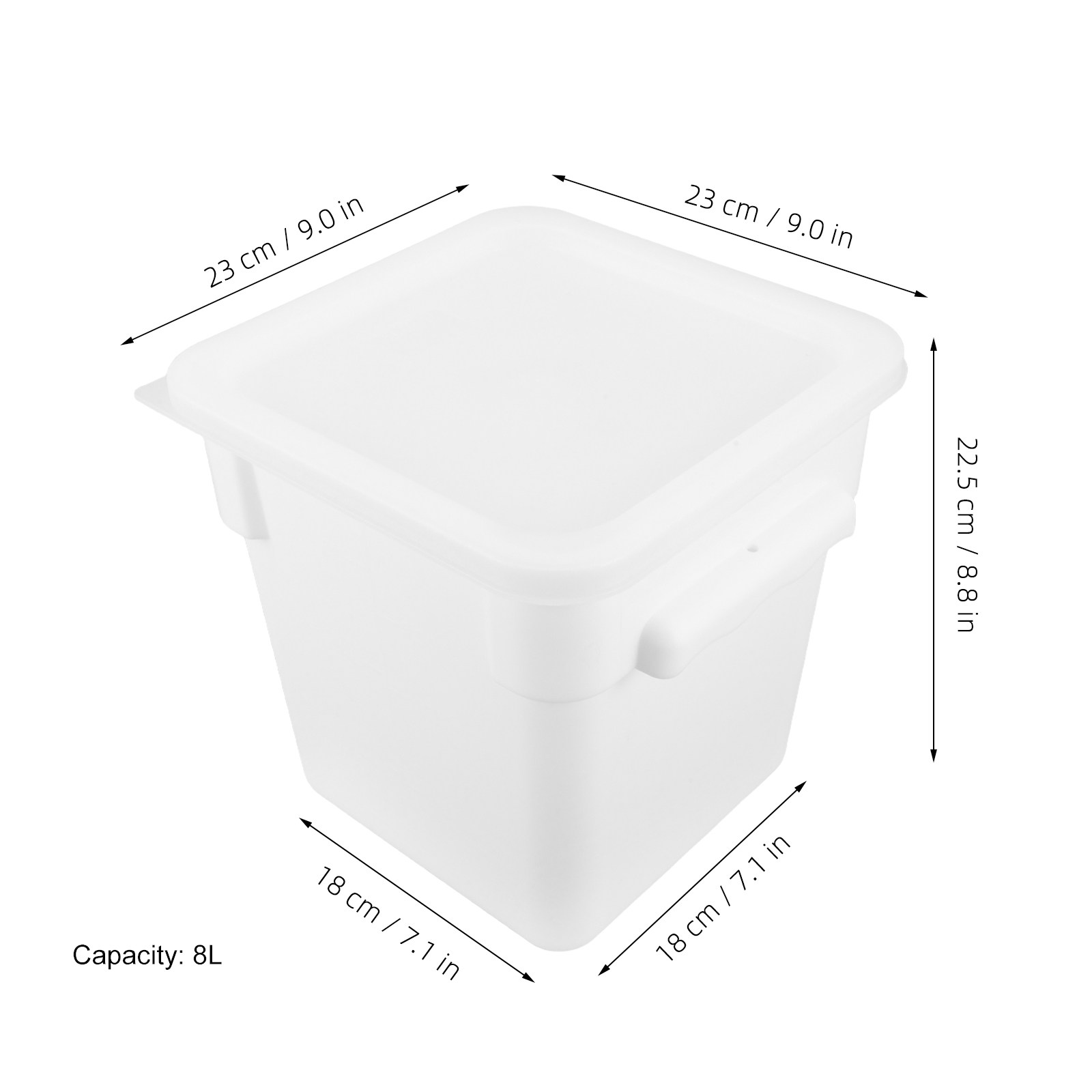 Commerciële voedselbewaarconta - Food Storage Containers recensie en prijs